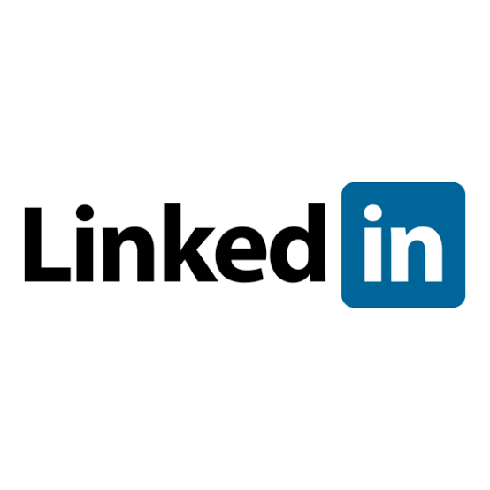 LinkedIn logo featuring the word Linked in bold black letters followed by the letters in in white inside a blue rounded square on a plain white background, representing a professional and modern business networking platform, neutral and businesslike tone